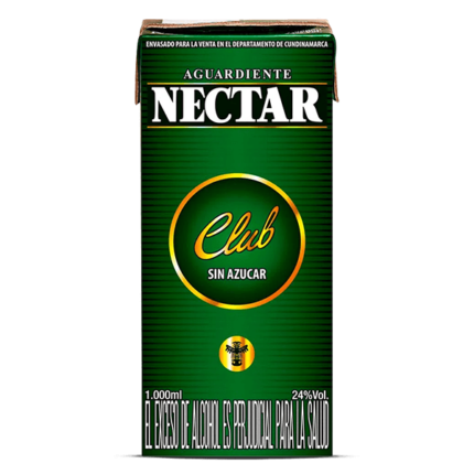 Aguardiente Nectar Club Tetrapack 1000ml
