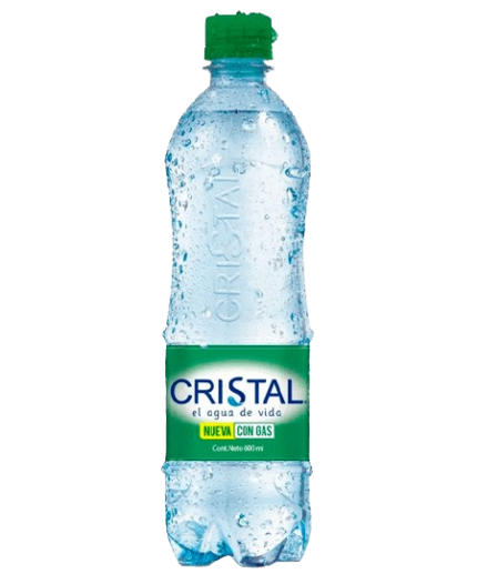 Agua Cristal Botella - 600ml - Licores Medellín