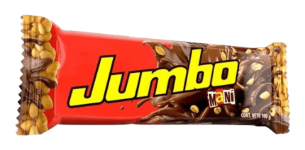 Chocolatina Jumbo Manì 100g