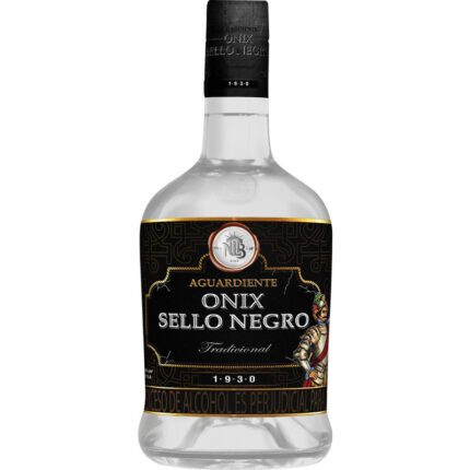 Aguardiente Onix Sello Negro Tradicional 750ml