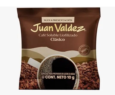Café Juan Valdez Liofilizado Clasico 10gr